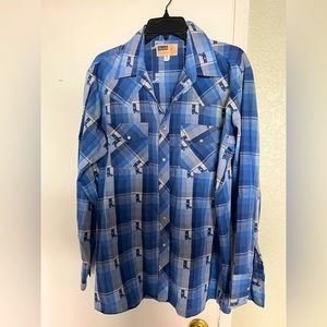 Medalla vintage western shirt size L